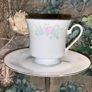 Footed Cup & Saucer Set China Garden by PRESTIGE FINE CHINA